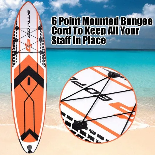 10.5' SUP Inflatable Stand up Paddle Board w/ Adjustable Backpack