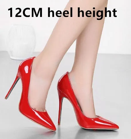 12CM High Heels Shoes Woman High Heels Pumps Wedding Bridal Shoes