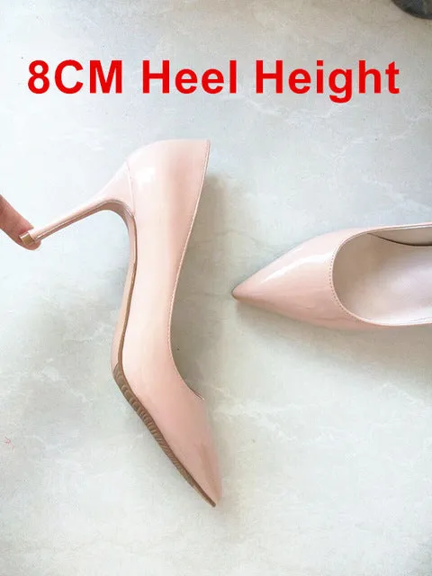 12CM High Heels Shoes Woman High Heels Pumps Wedding Bridal Shoes