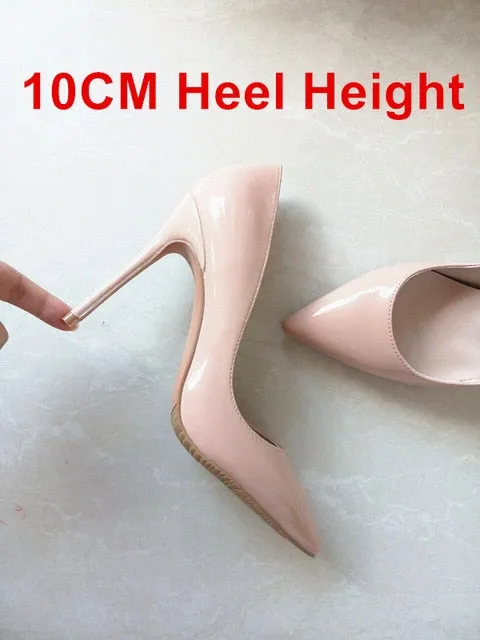 12CM High Heels Shoes Woman High Heels Pumps Wedding Bridal Shoes