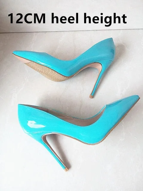 12CM High Heels Shoes Woman High Heels Pumps Wedding Bridal Shoes