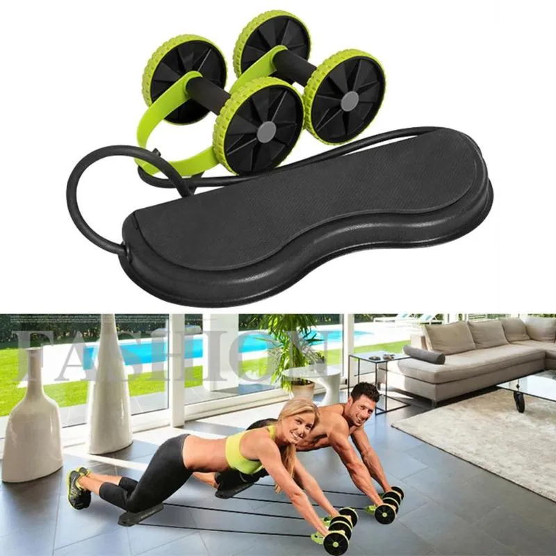 ABS Wheel Roller Muscle Trainer Fitness Equipment