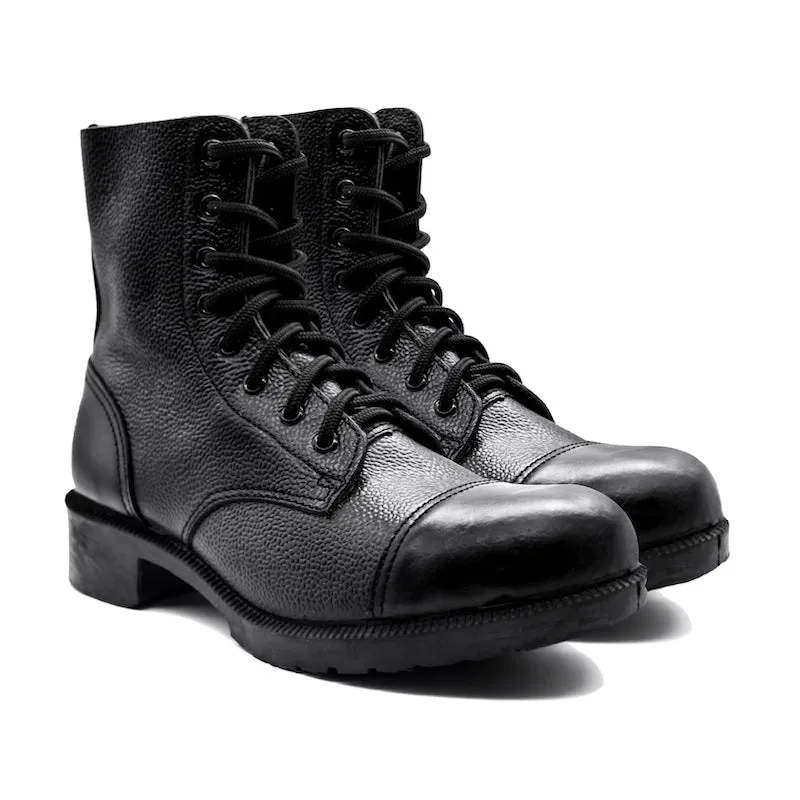 Ace Parade Boots 1298 (No Steel Toe) - Black