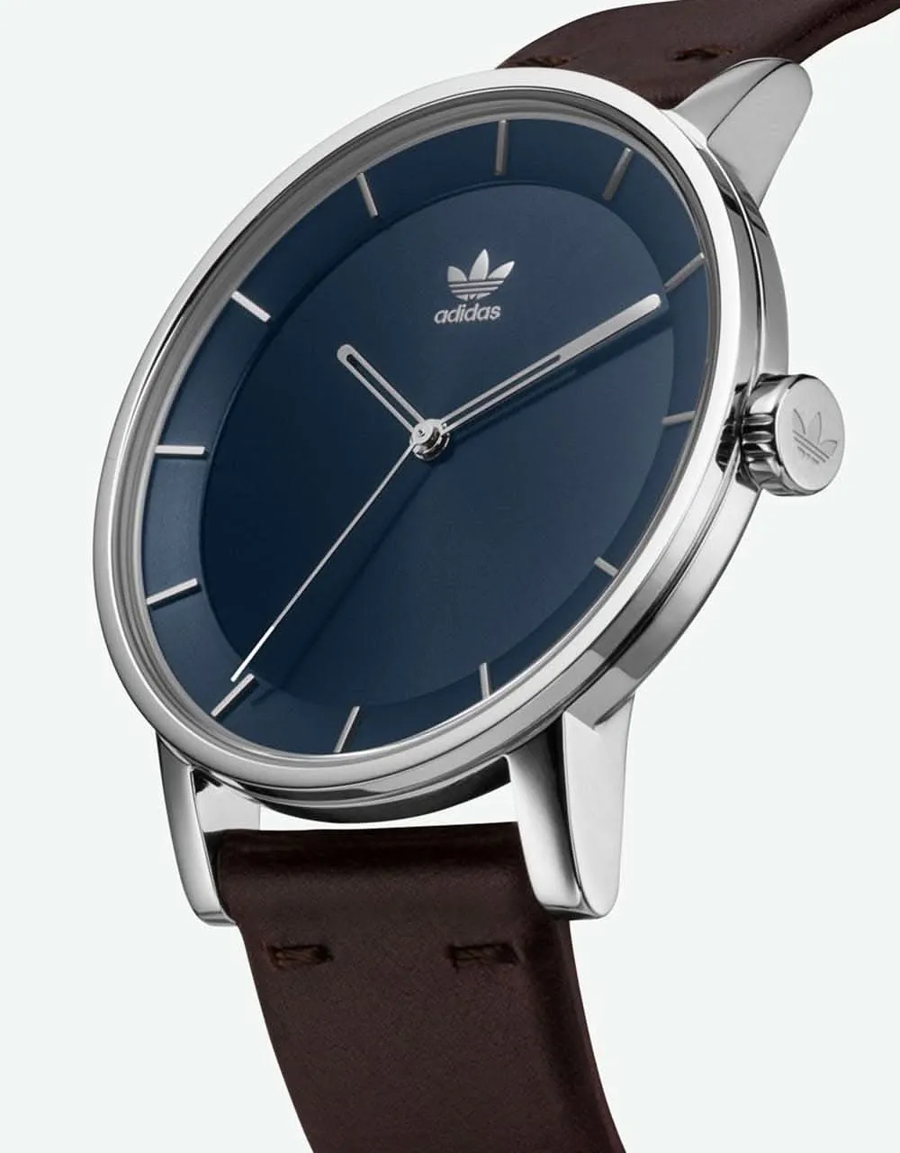 adidas District L1 Watch - Silver/Navy Sunray/Dark Brown