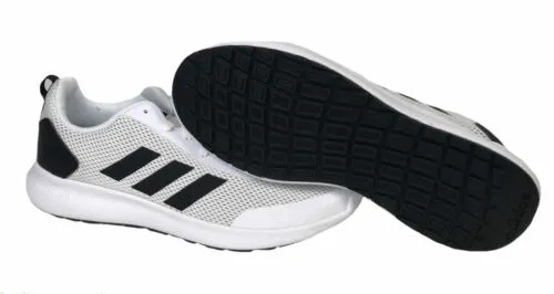 Adidas Men's Argecy Running Athletic Shoes White Black Size 9