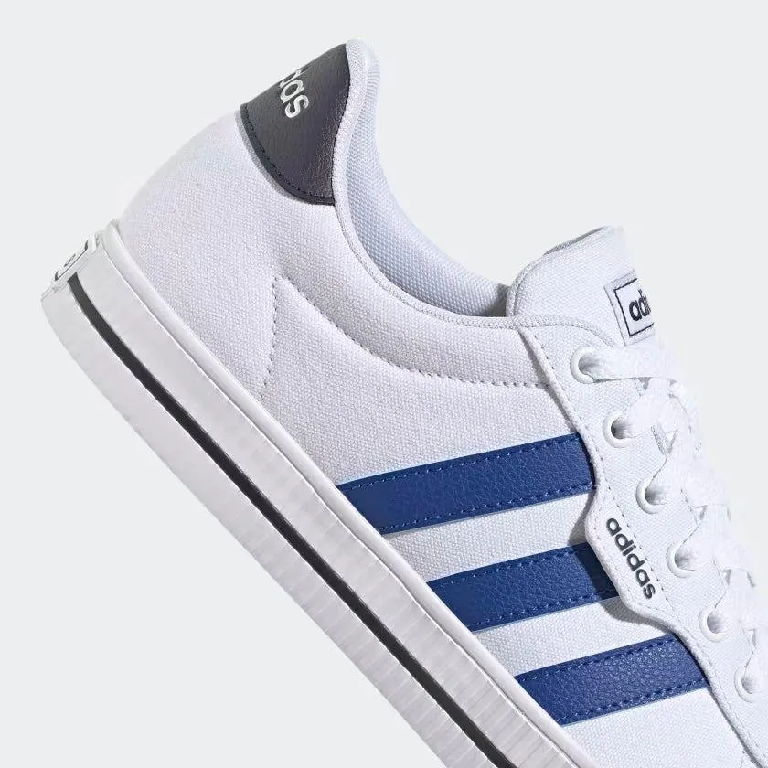 Adidas Men's Daily 3.0 Shoes - Cloud White / Royal Blue / Legend Ink