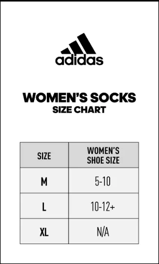 adidas Women's Cushioned 3-Stripe 3.0 3-Pack Crew Socks