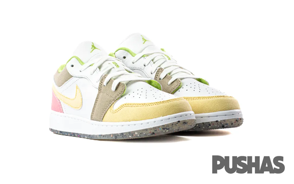 Air Jordan 1 Low 'Pastel Grind Vivid Green' GS (2021)