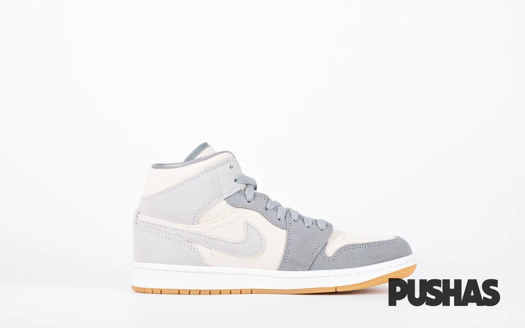 Air Jordan 1 Mid SE 'Coconut Milk Particle Grey' (2021)