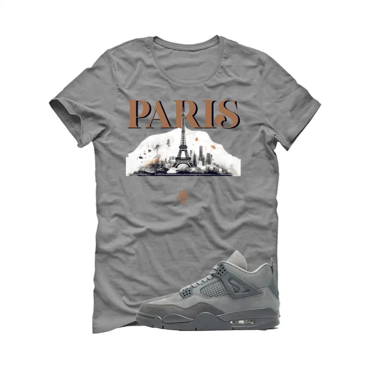 Air Jordan 4 Paris Olympics Grey T-Shirt (Paris Skyline)| illcurrency