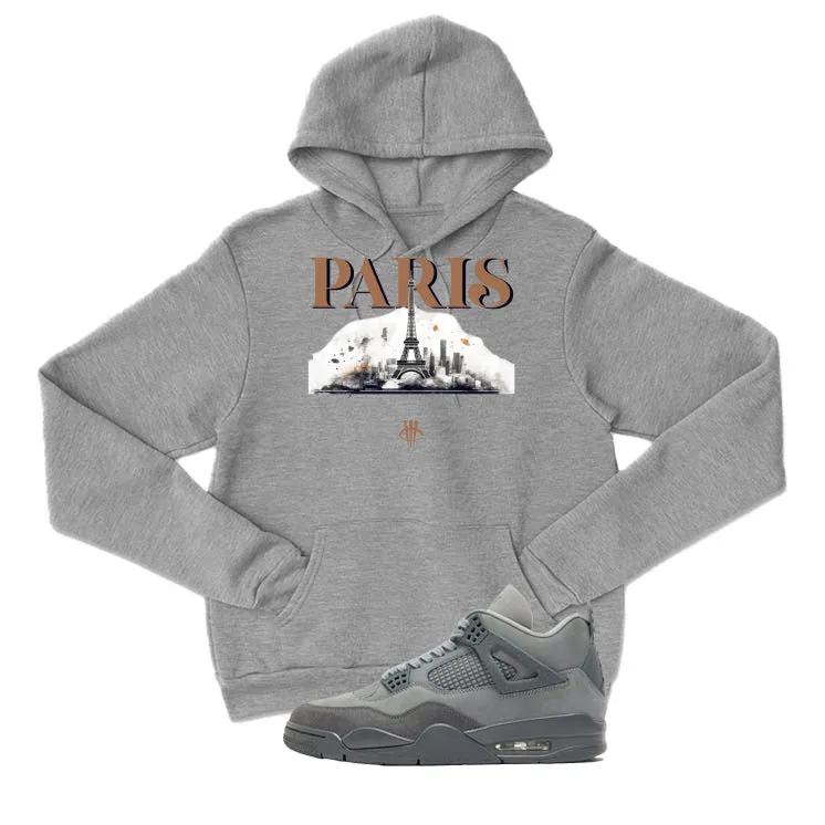 Air Jordan 4 Paris Olympics Grey T-Shirt (Paris Skyline)| illcurrency