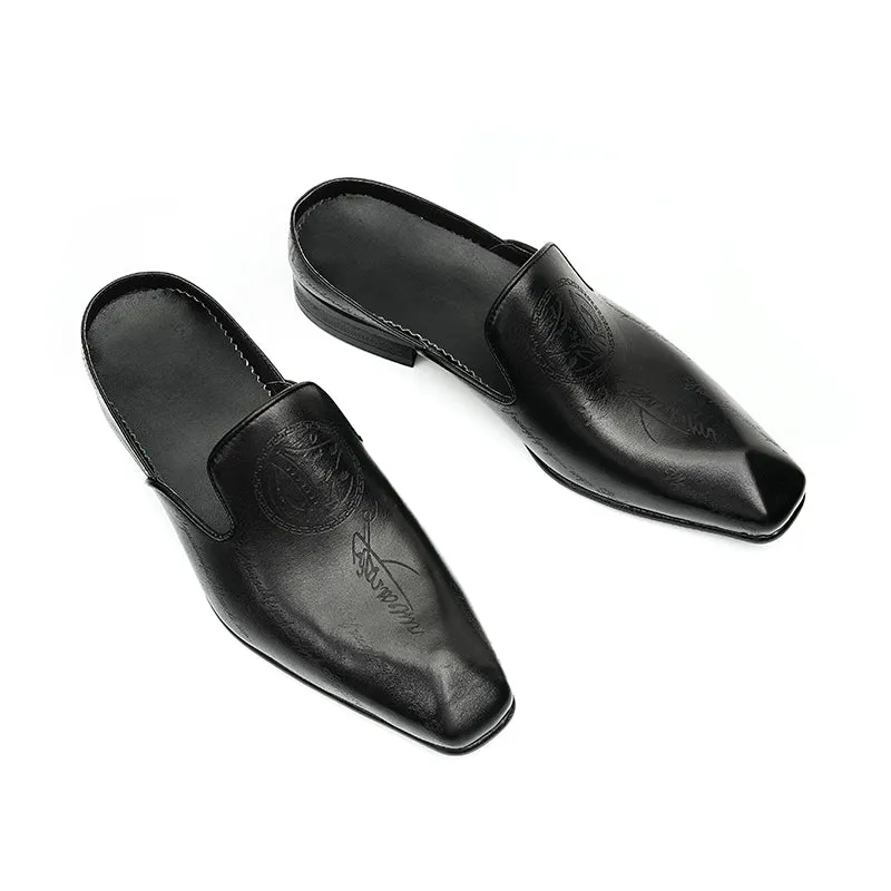 AlliLuxo Exotic Slip On Dress Shoes