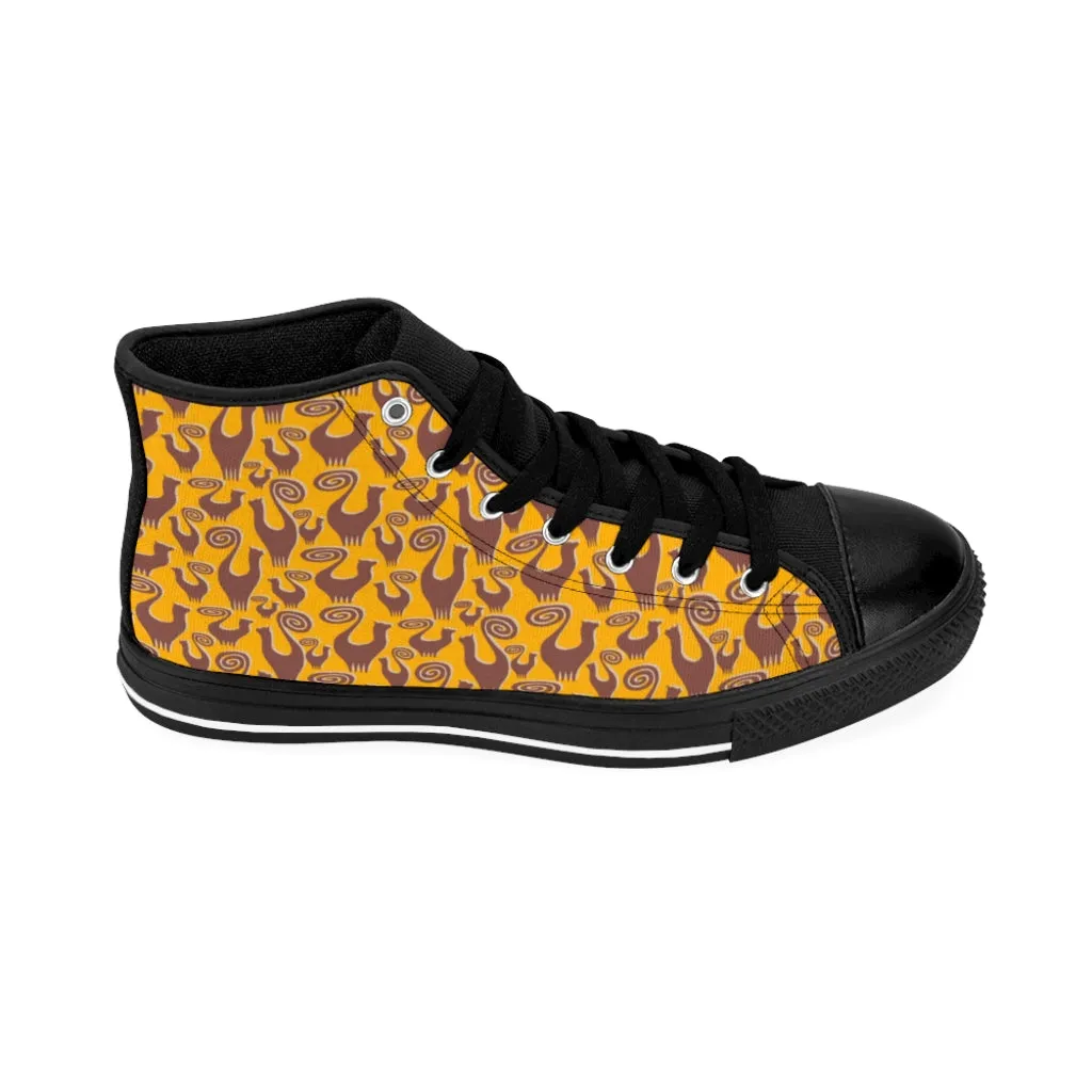 Amber Snooty Cats Women's High-top Sneakers