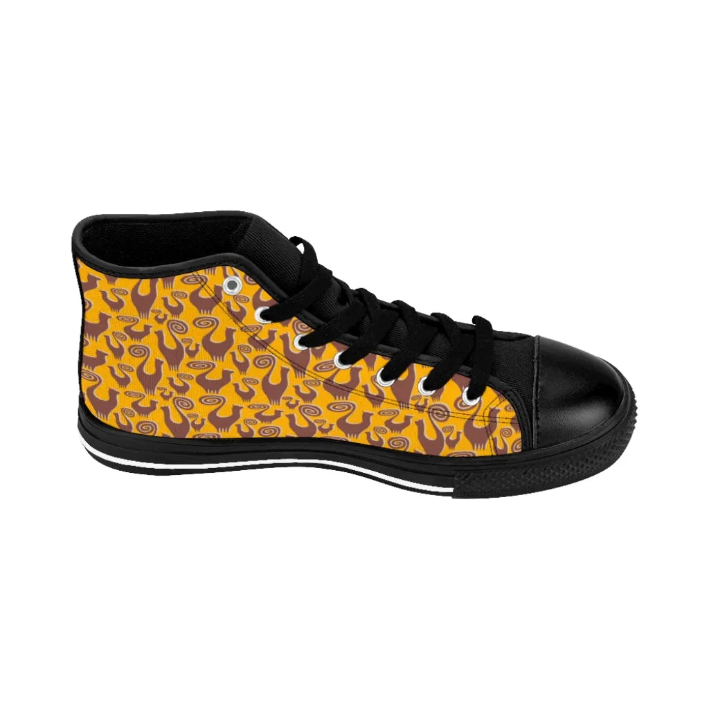 Amber Snooty Cats Women's High-top Sneakers