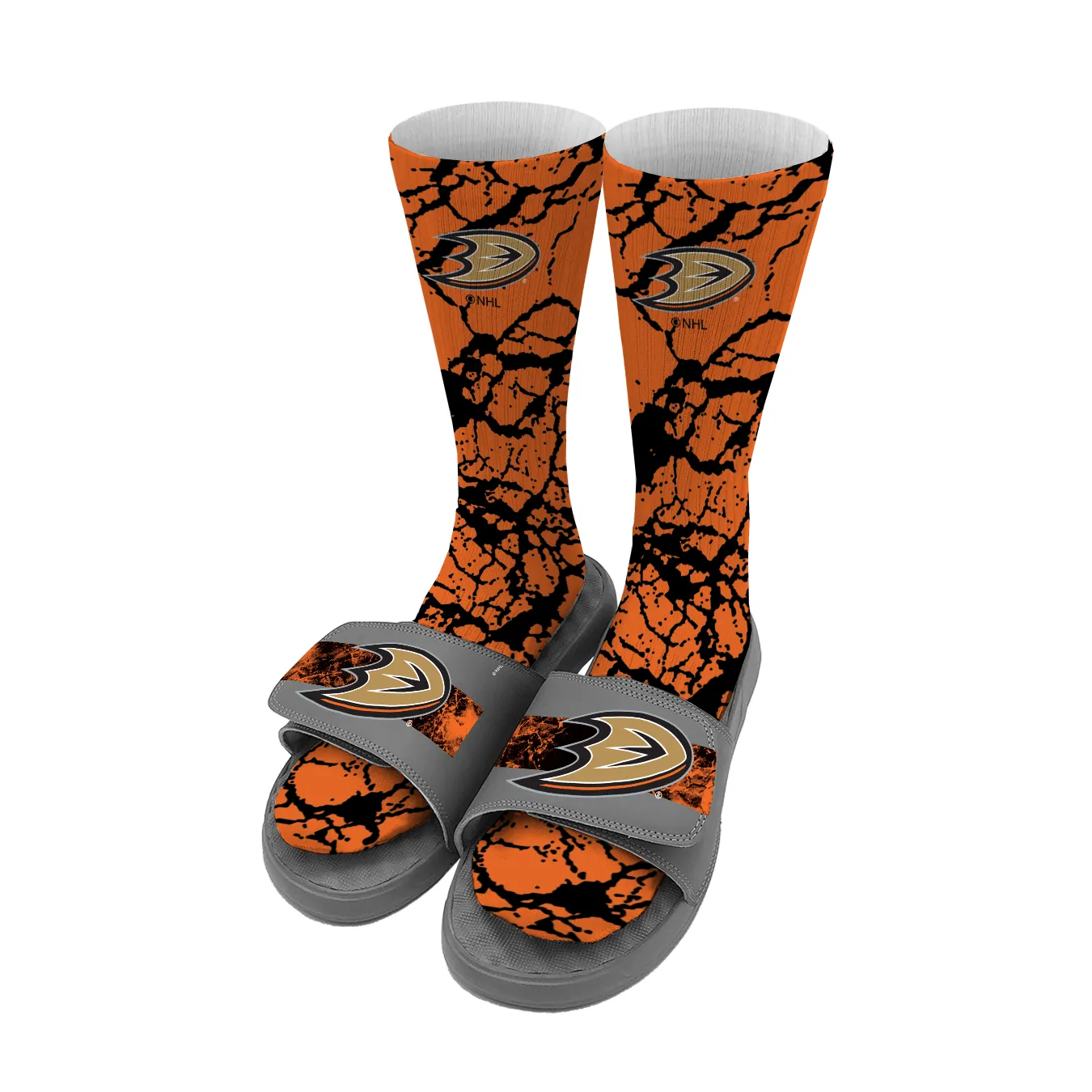 Anaheim Ducks Distressed Sock Bundle