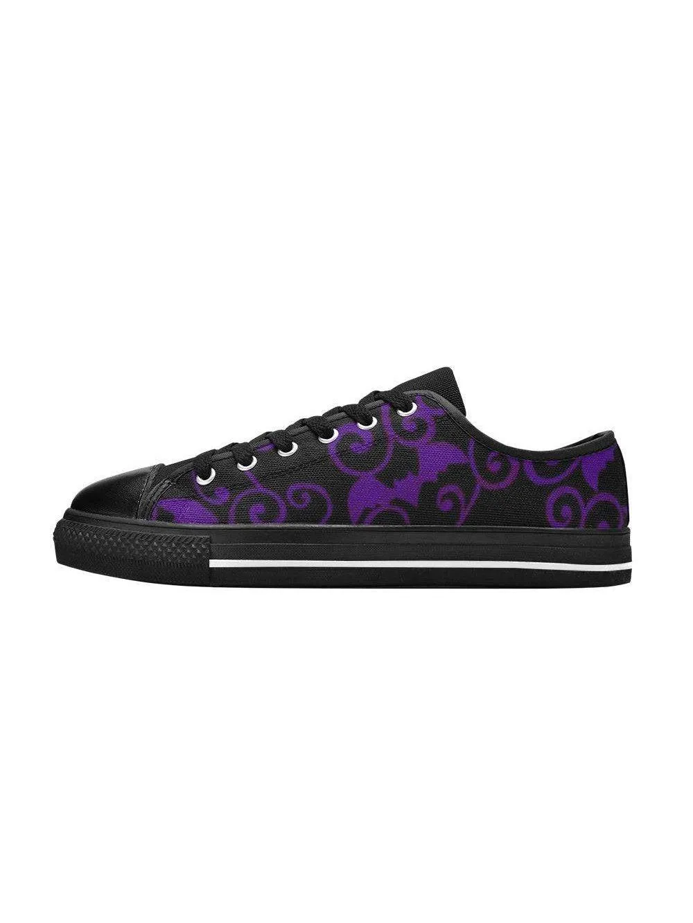 ANTIQUE BATS PURPLE Retro Style Sneakers