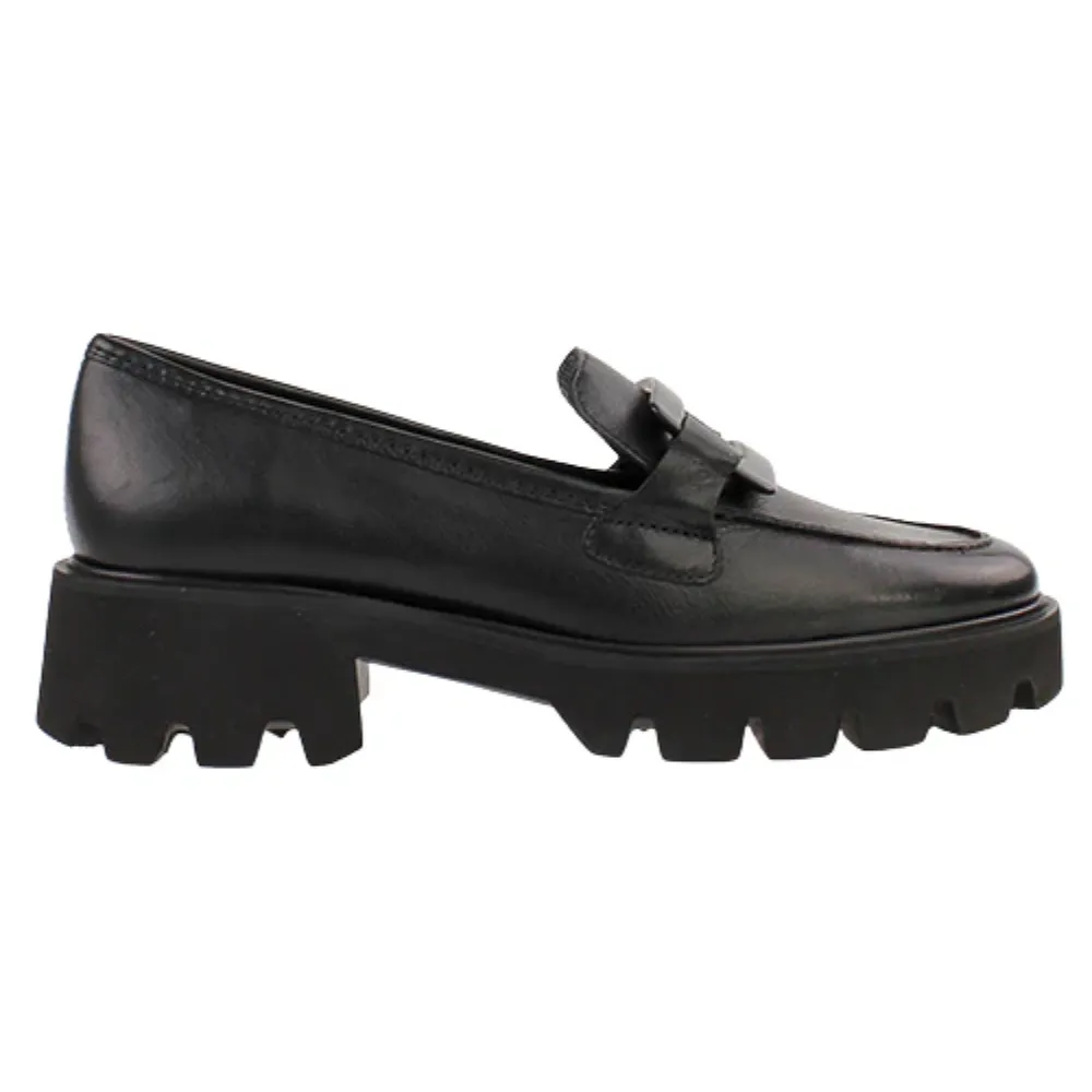 Ara Women's Oleander Loafer Black Calf Leather