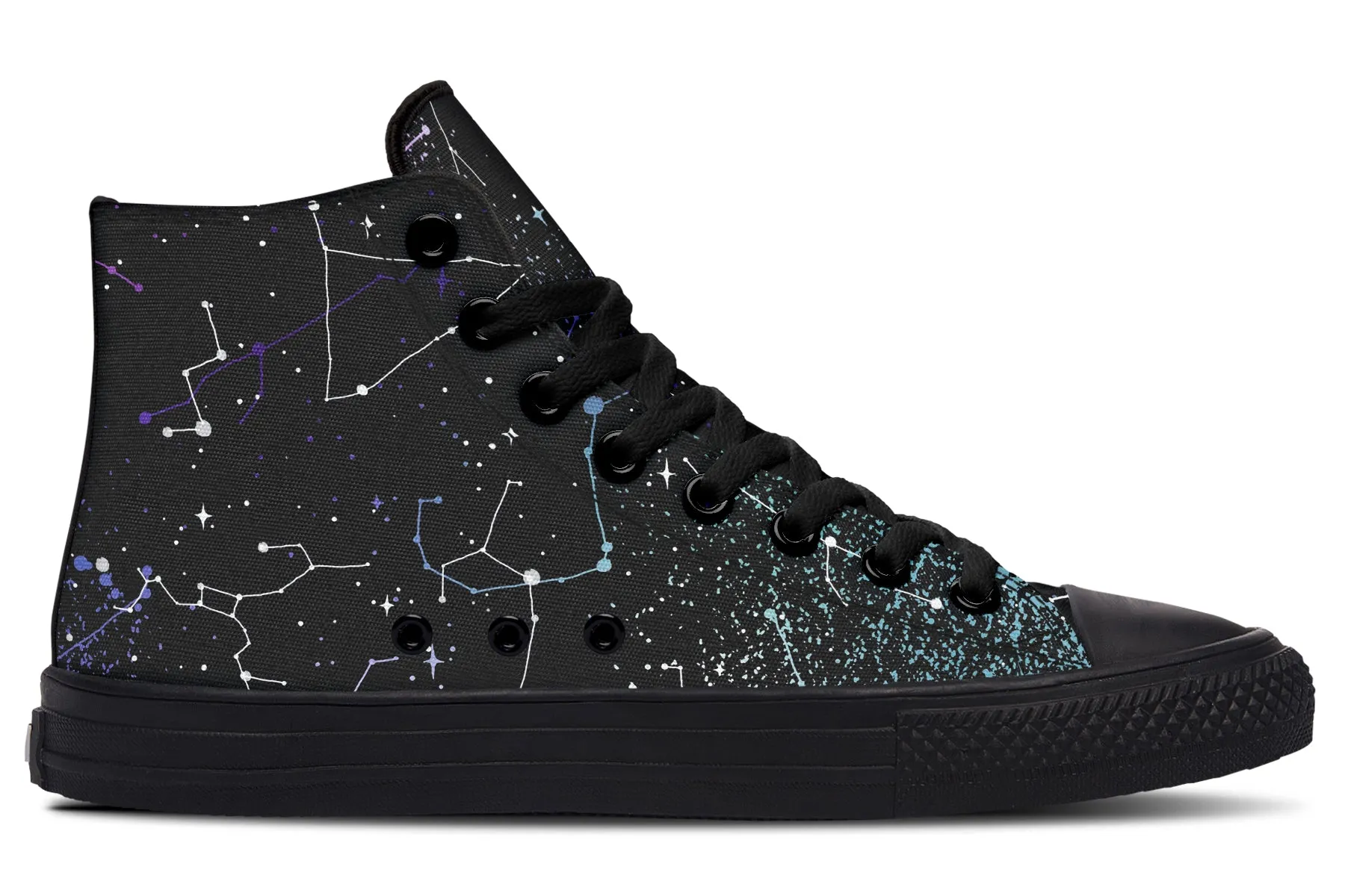 Aurora High Tops - Classic Premium Canvas Shoes with Comfortable and Durable Soles