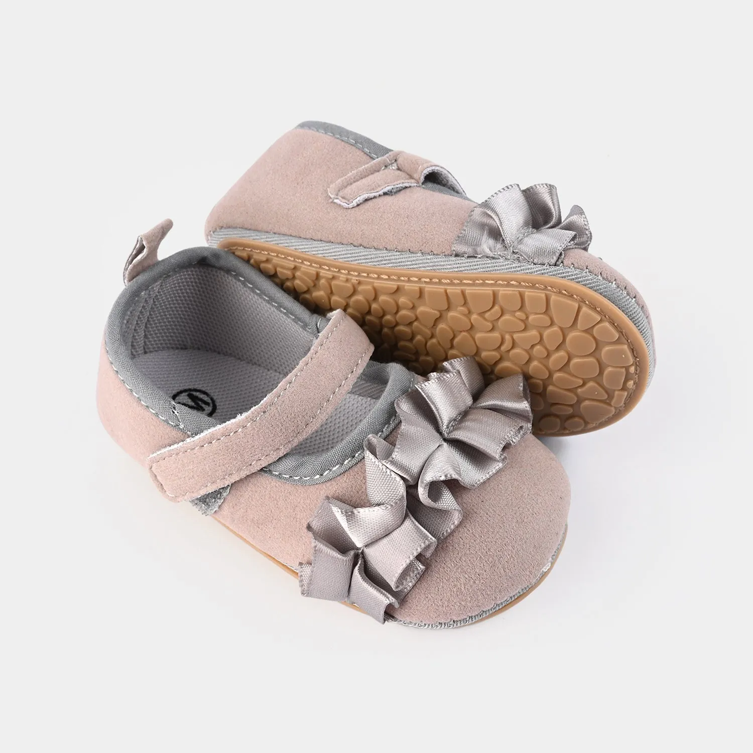 Baby Girls Shoes B166-Grey