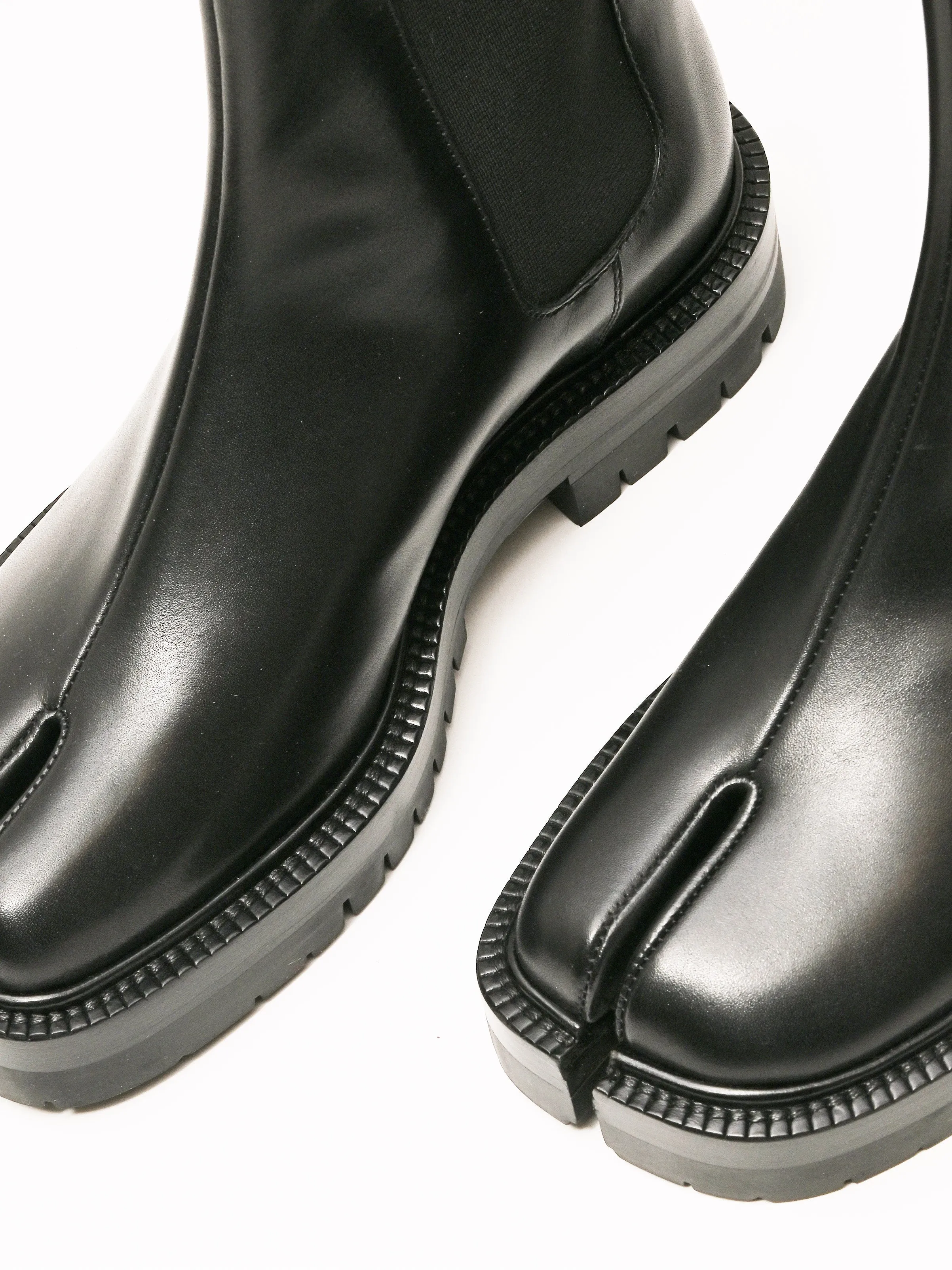 Black Tabi Chelsea Boot