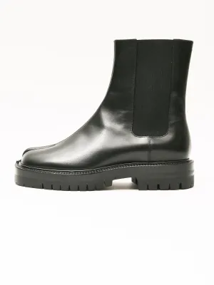 Black Tabi Chelsea Boot