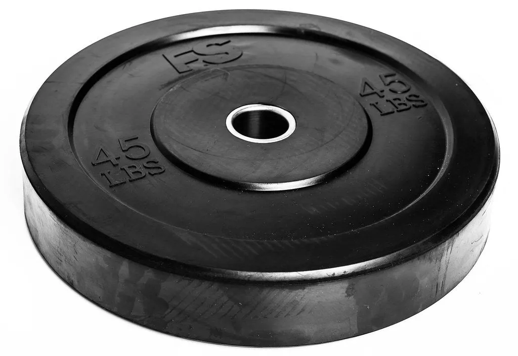 Black Training Bumper Plate