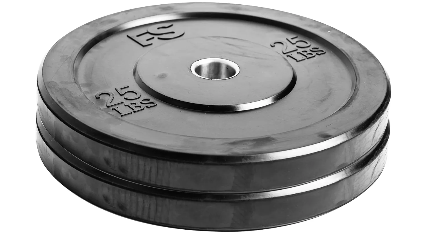 Black Training Bumper Plate