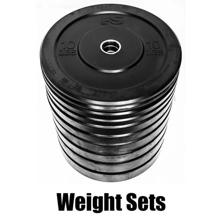 Black Training Bumper Plate