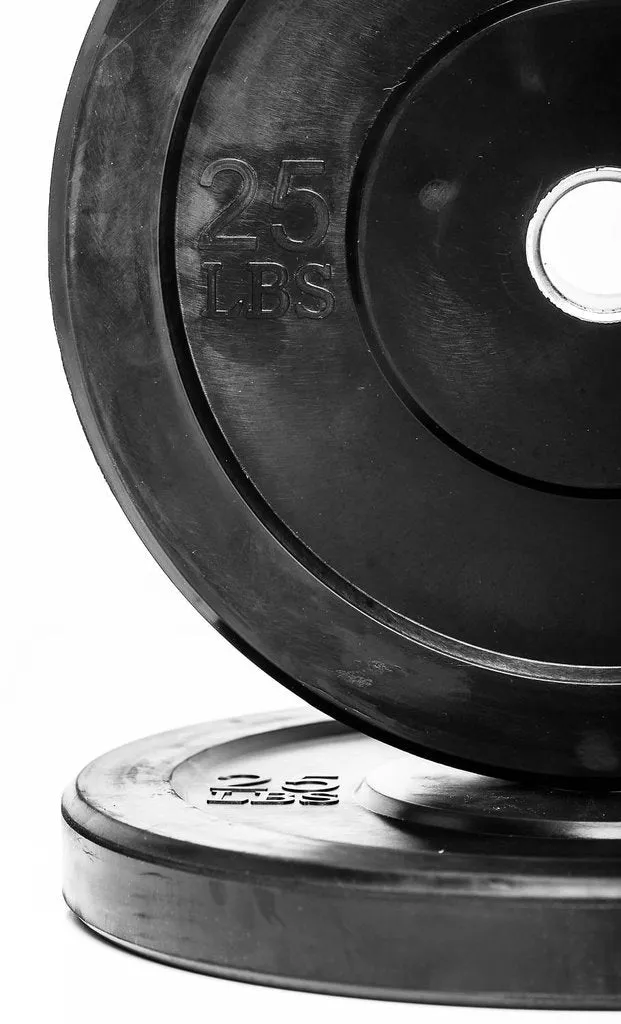 Black Training Bumper Plate