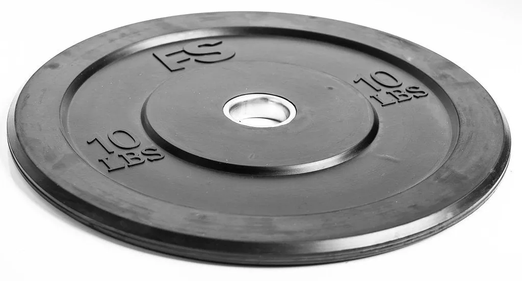 Black Training Bumper Plate