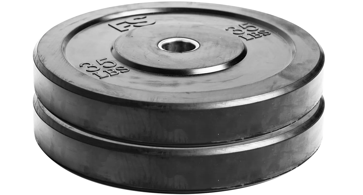 Black Training Bumper Plate