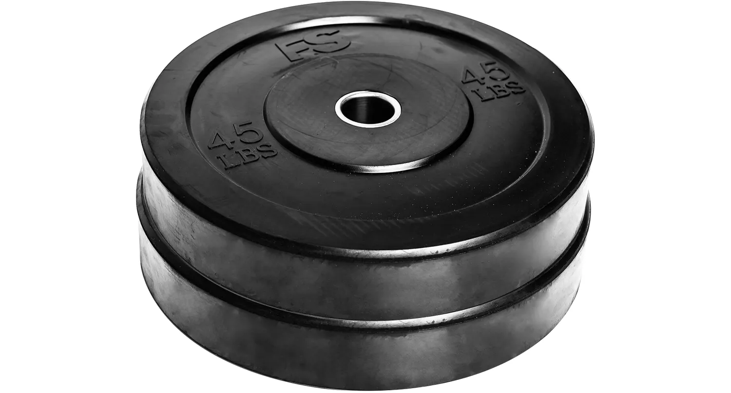 Black Training Bumper Plate