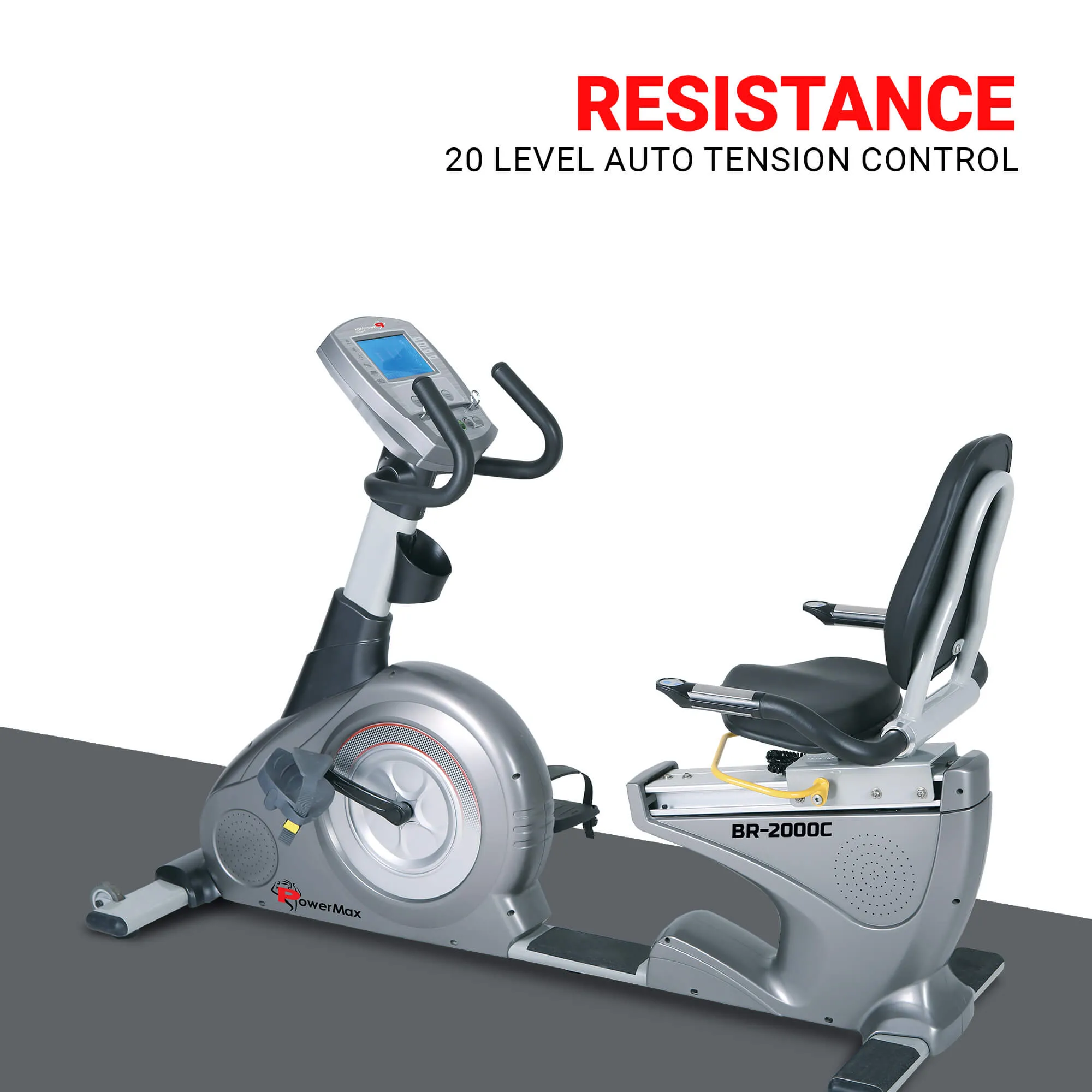 BR-2000C Commercial Recumbent Bike