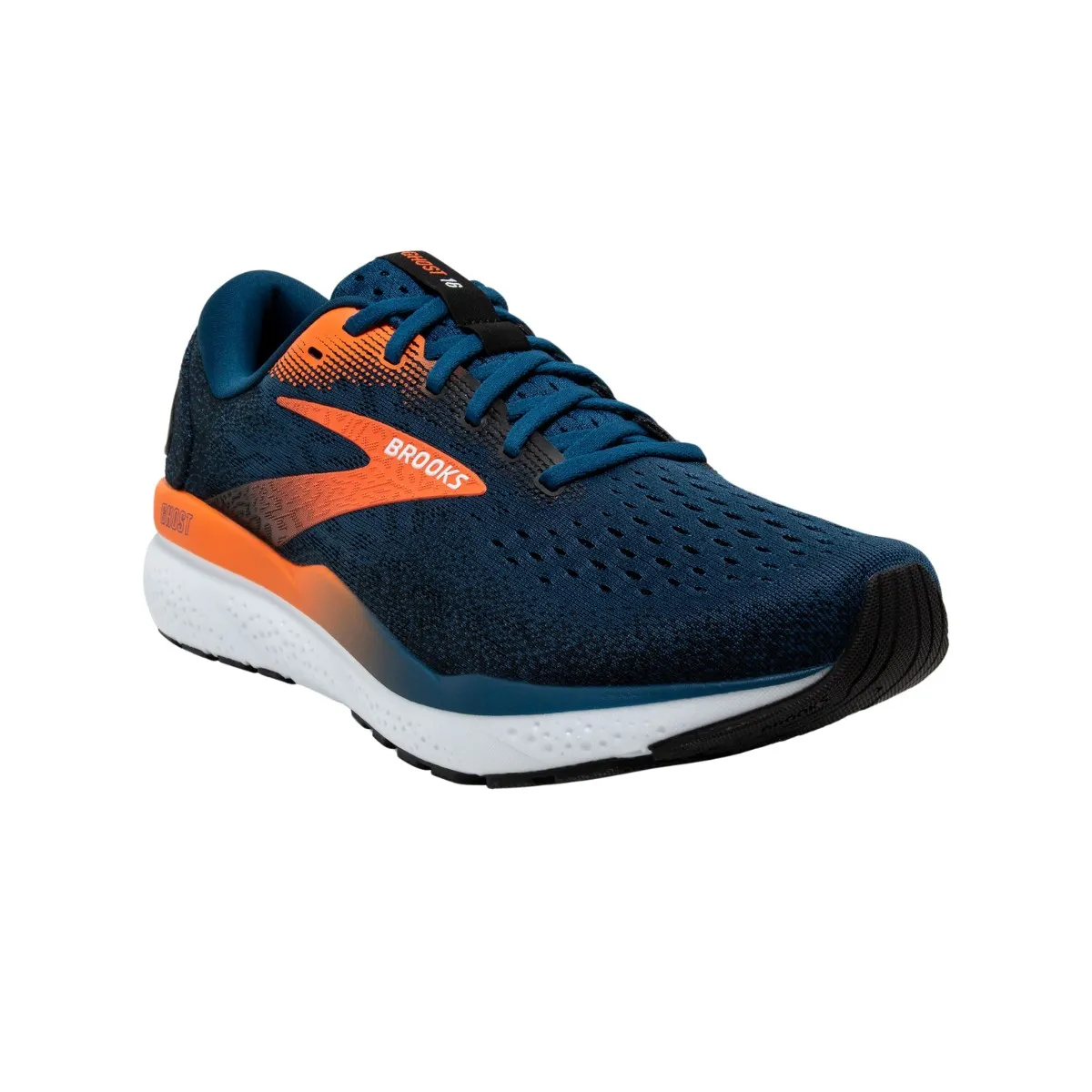 Brooks Ghost 16 Navy Blue Orange AW24 Shoes