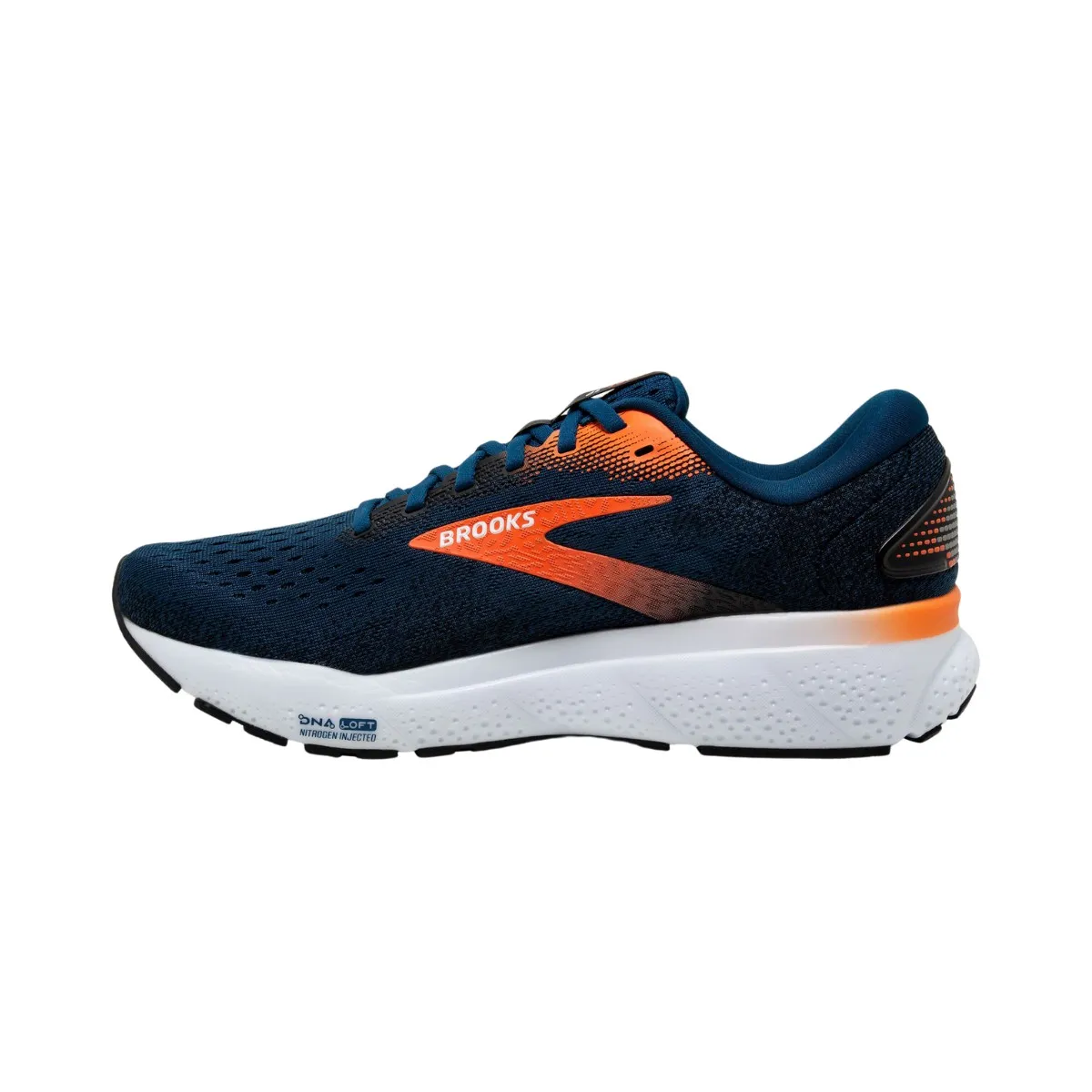 Brooks Ghost 16 Navy Blue Orange AW24 Shoes