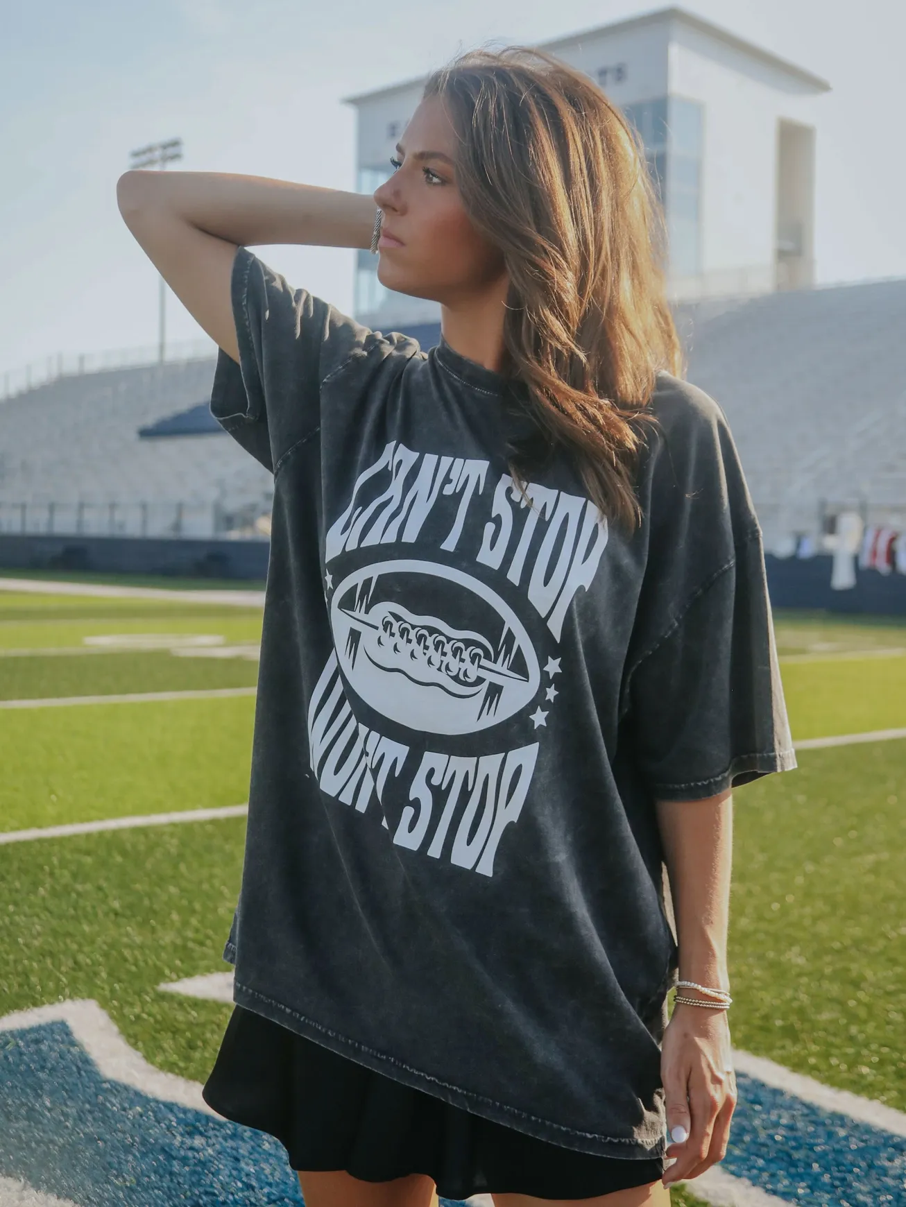 Can't Stop Won't Stop Oversized Tee