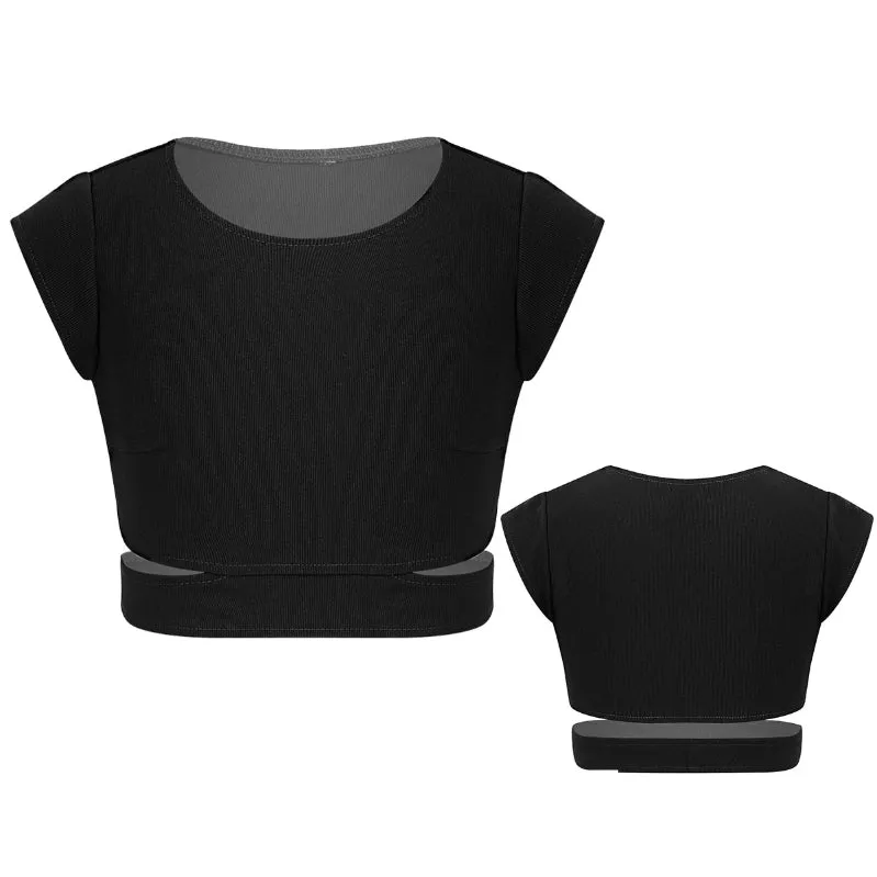 Cap Sleeve Crop Top