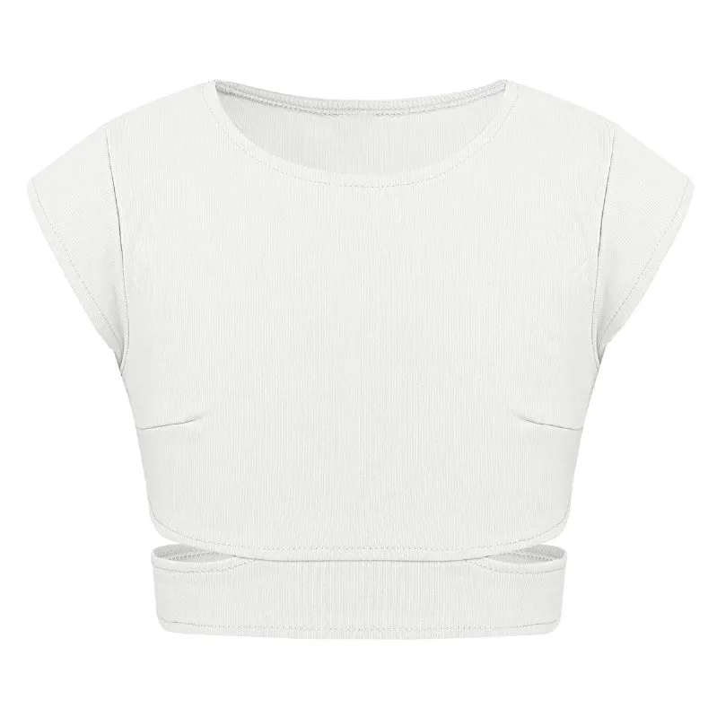 Cap Sleeve Crop Top