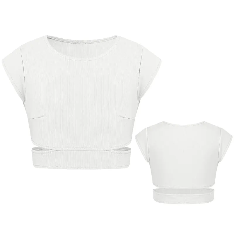 Cap Sleeve Crop Top