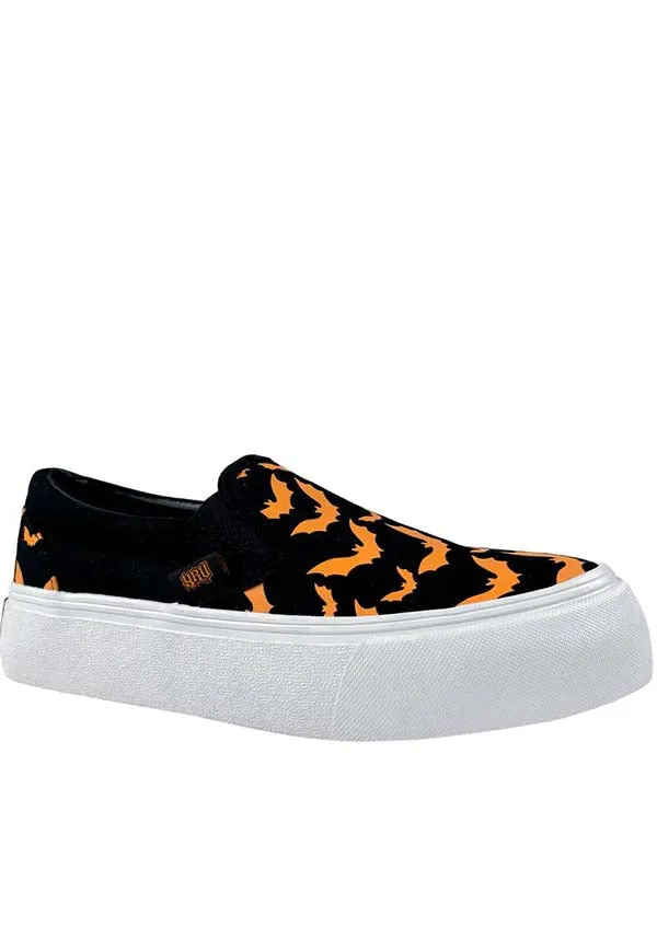 Chill Bat [Black/Orange] | SNEAKERS