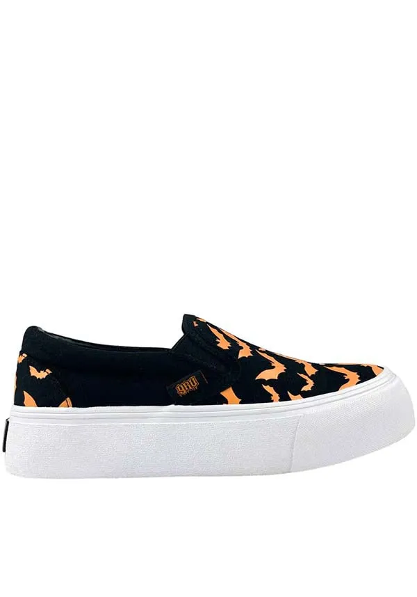 Chill Bat [Black/Orange] | SNEAKERS