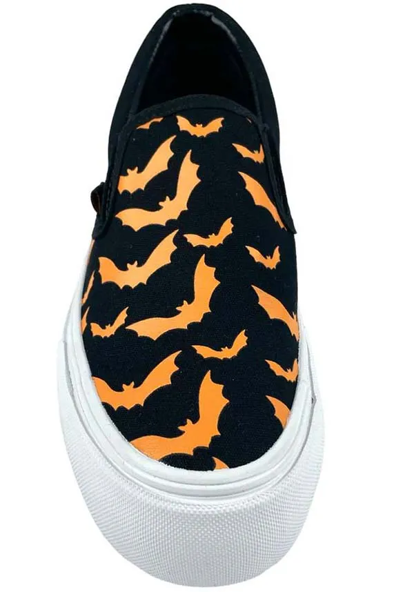 Chill Bat [Black/Orange] | SNEAKERS