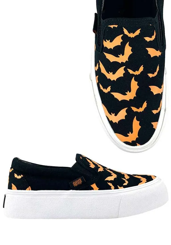 Chill Bat [Black/Orange] | SNEAKERS