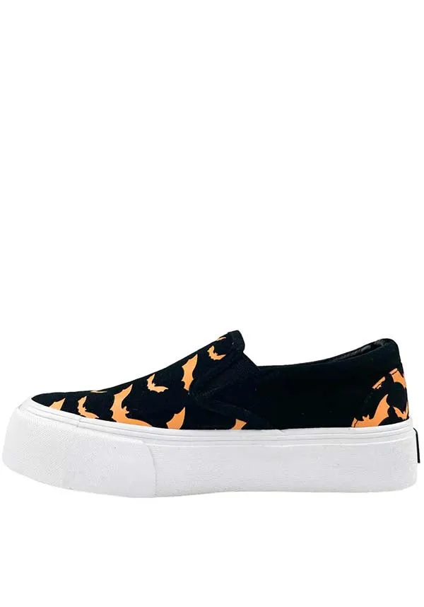 Chill Bat [Black/Orange] | SNEAKERS