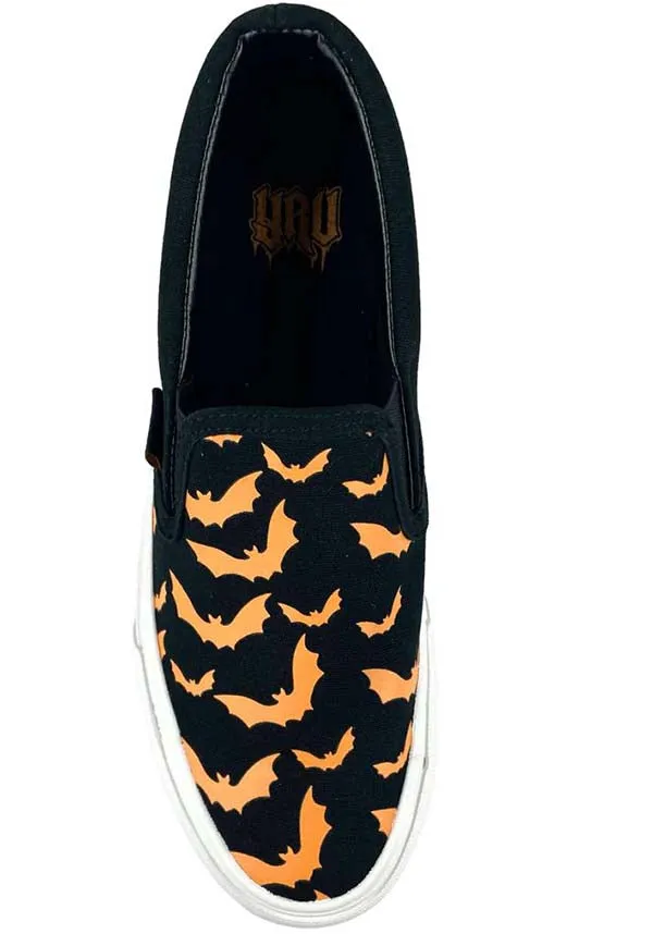 Chill Bat [Black/Orange] | SNEAKERS