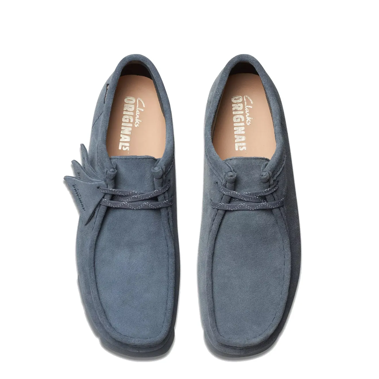 Clarks Originals Wallabee Gore-Tex Shoe Blue / Grey Suede