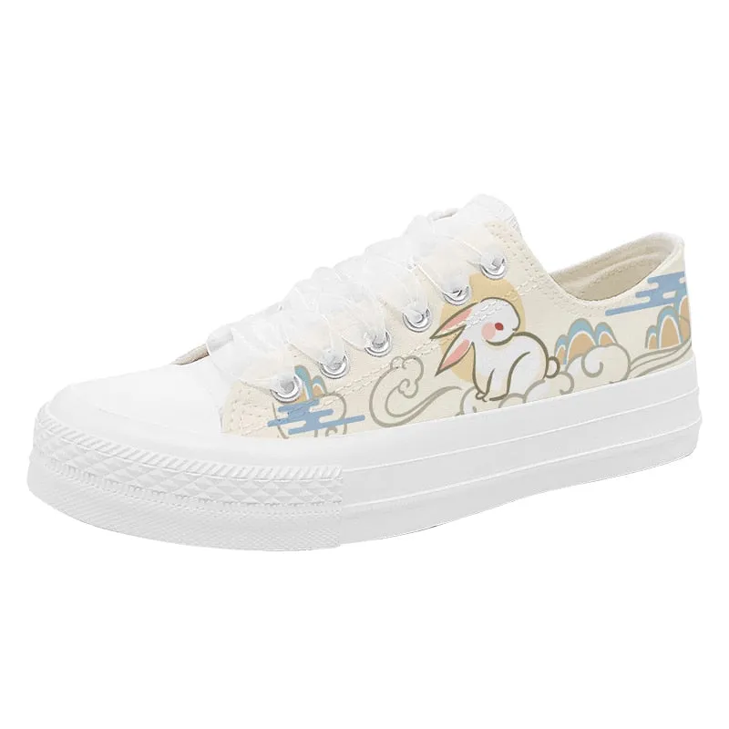 Cloudy Bunny Low Top Sneakers