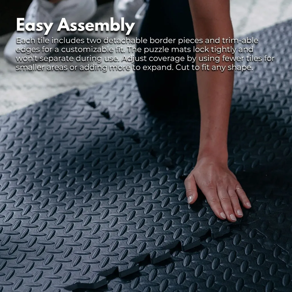 Comfort Interlocking EVA Foam Mat 30PCS Gym Floor PlayMats