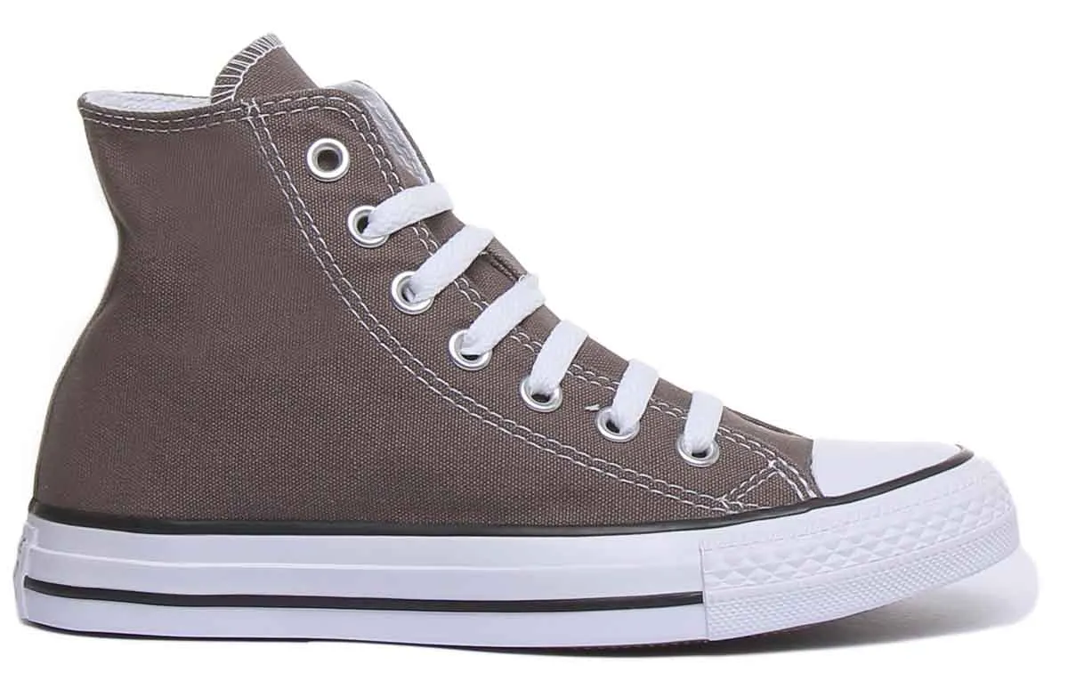 Converse All Star Hi Core Canvas Trainer In Charcoal For Men