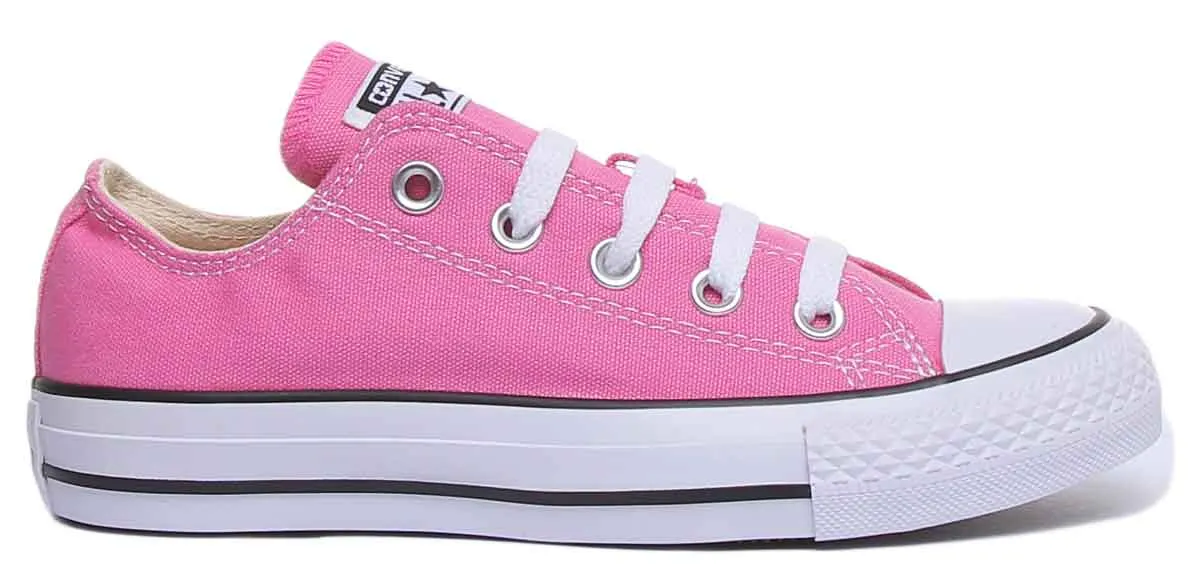 Converse All Star Low Trainer In Pink For Women